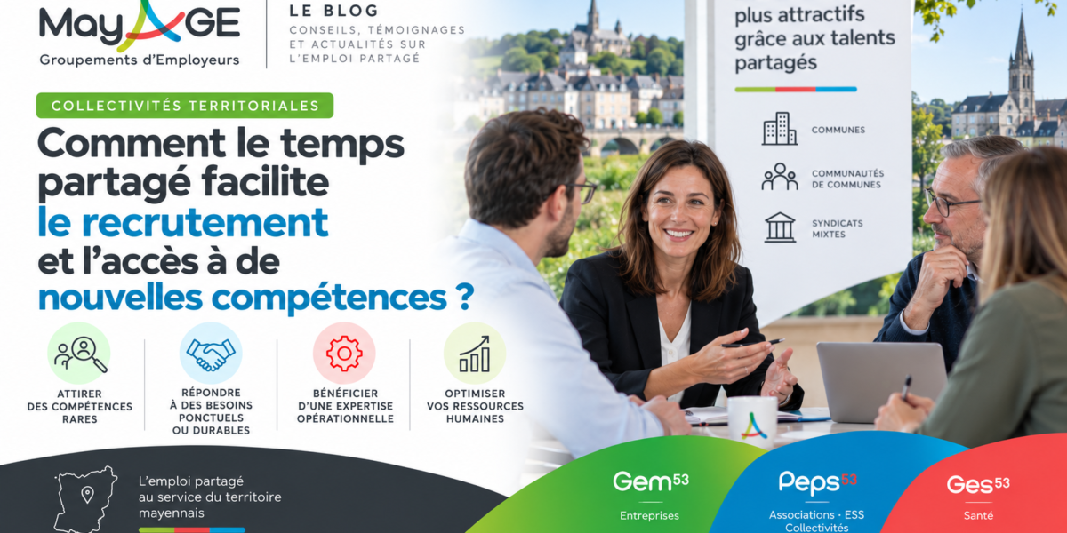 Collectivités territoriales : comment le temps partagé facilite le recrutement et l’accès à de nouvelles compétences ?