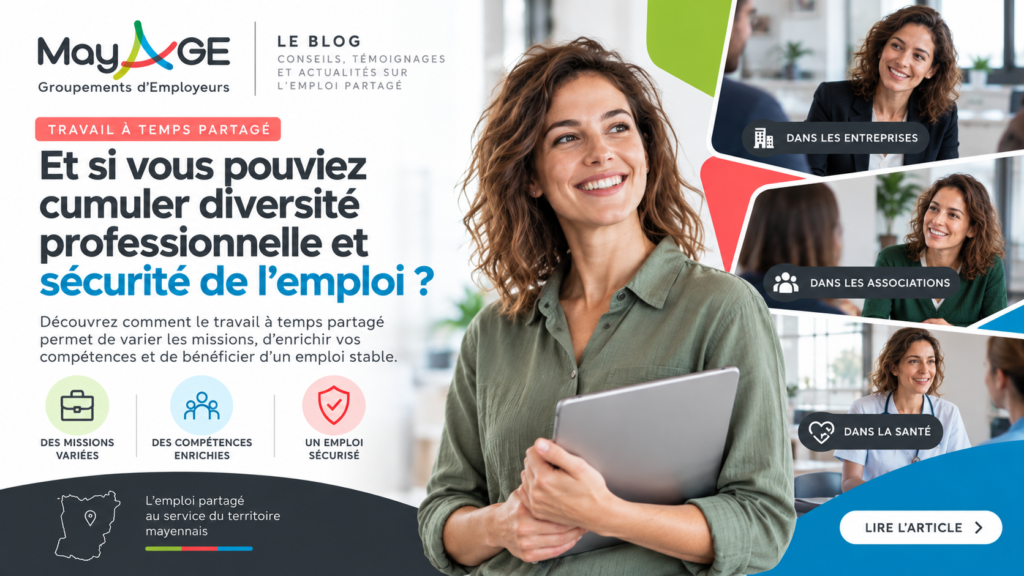 Travail à temps partagé : et si vous pouviez cumuler diversité professionnelle et sécurité de l’emploi ?