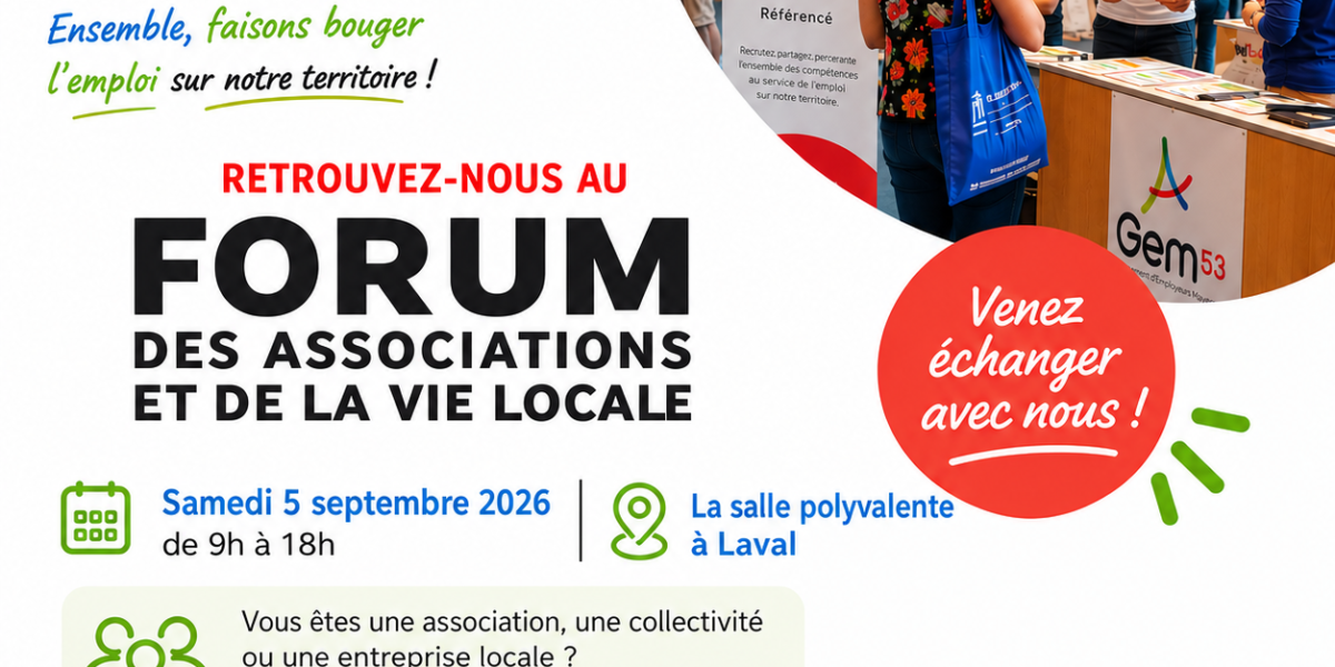 📣 Mayage sera présent au Forum des Associations de Laval !